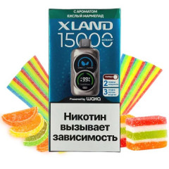 WAKA XLAND 15000 - Кислый Мармелад